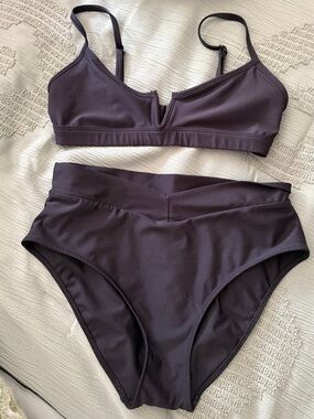 Pepper black two piece swim suit